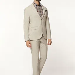 Blackberrys Textured Slim Fit Two Piece Formal Suits image 5