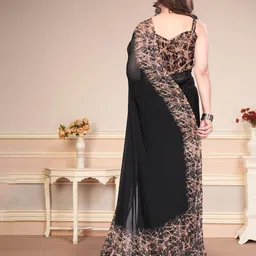 MAGNEITTA Pure Chiffon Saree image 2