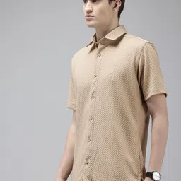 Van Heusen Skinny Fit Self Designed Casual Shirt image 5