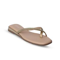 GRETA Women Western Embellished Party One Toe Flats-image-8