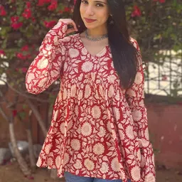 Royal Marque Women Floral Print Cotton Top-picture-18