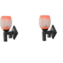 SOMIL Orange Glass Cylinder Printed Wall Lamps-picture-12