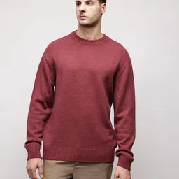 ether Round Neck Drop Shoulder Sleeves Pullover image 5