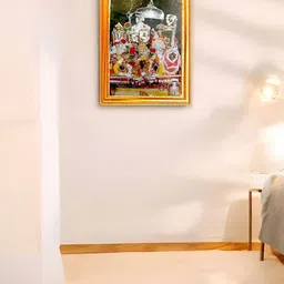 SUNINOW Red & Green Vaishno Mata Panting Wall Art image 2