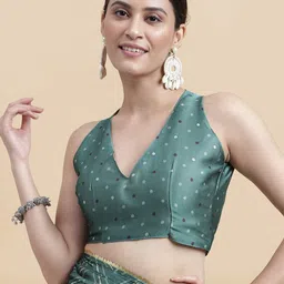 MIRCHI FASHION Geometric Printed Chiffon Saree image 4