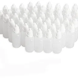 dinojames PLASTIC DROPER BOTTLE (SET OF 50) FOR HOMEOPATHIC & AYURVEDIC USE 5 ml Bottle image 3