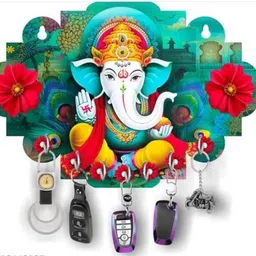 sketchfab Key Holder for Home|Wooden Key Stand for Wall|Key Hanger|Key hooks (11484) Wood Key Holder-picture-39