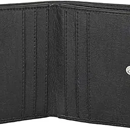 houseofcommon Men Travel Black Artificial Leather Wallet image 3