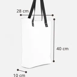 Kalankit Graphic Printed Oversized Shopper Tote Bag image 5