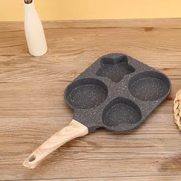 jitaharay 4 Cavity Egg Pan Non Stick, Pancake Maker Fry Pan 77 cm diameter 1 L capacity image 3