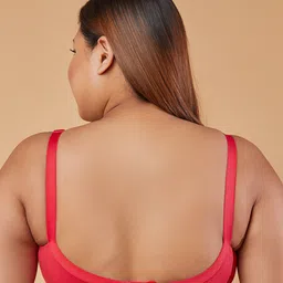 Maashie Pack of 2 M Frame Full Coverage Non Padded Non Wired Lace Bra image 3