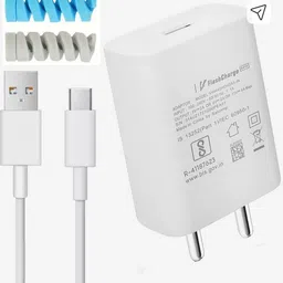 urcart Wall Charger Accessory Combo for 80W OPP-O A77s / A 77 s, A78 / A 78, F21s Pro / F 21 s Pro, Reno8 Pro-picture-10