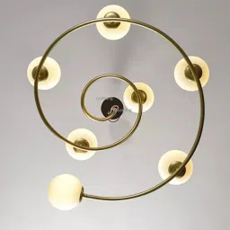 smartway lighting Enthral Gold LED Smart Voice Assist Chandelier image 3