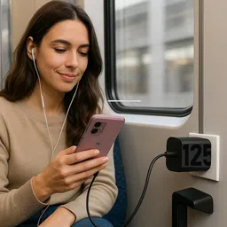 EYNK 125 W Power GaN 10 A Wall Charger for Mobile with Detachable Cable image 5