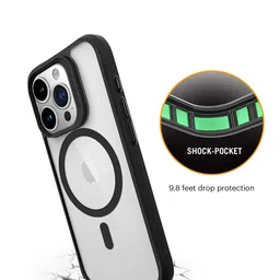 DailyObjects Impact Resistant Hybrid  iPhone 15 Pro Back Case image 3