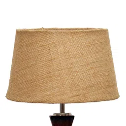 foziq Brown & Beige Solid Table Lamps image 2