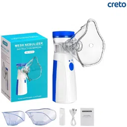 CRETO JSL-4W302 Mesh Nebulizer for Adults & Kids, Handheld Machine Mesh Nebulizer-image-76