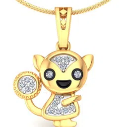 avsar Advika 18kt Yellow Gold Pendant-image-19