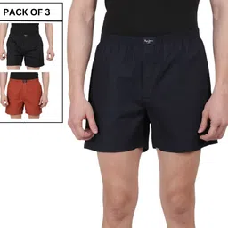 pepe jeans Pack of 3 Solid Men Boxer-picture-33