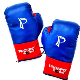 prospo Boxing Gloves for Men, Hand Wraps for Boxing, Boxing Gloves for Kids, Handwraps, Traditional Boxing Gloves Blue 14oz Boxing Kit image 3