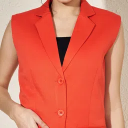 brinns Solid Women Waistcoat image 5
