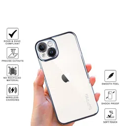 SPRIG Solid Printed iPhone 14 Back Case Mobile Accessories image 3