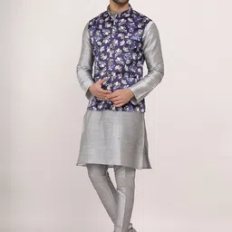 Sadree Dupion Silk Straight Kurta with Churidar image 5