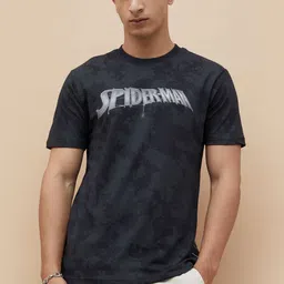 Fame Forever by Lifestyle Men Spider-Man Graphic Printed Round Neck Cotton T-shirt-picture-45