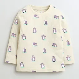 BUMZEE Girls Pack Of 2 Graphic Printed Round Neck Cotton T-Shirts image 3