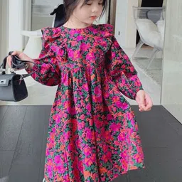 LULU & SKY Floral Print Fit & Flare Dress image 3