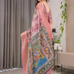 MAHARANI COUTURE Floral Pure Cotton Banarasi Saree image 2