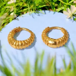 SHREE KRISHNA SHOPPING Gold-Plated Brass Earrings-picture-36