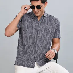 BULLMER Men Standard Opaque Printed Casual Shirt-image-69