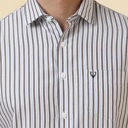 Allen Solly Slim Fit Vertical Striped Pure Cotton Casual Shirt image 5