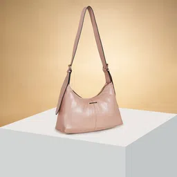 Forever Glam by Pantaloons Colourblocked PU Oversized Structured Hobo Bag with Applique-picture-12