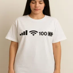 GAB Women Typography Printed Applique T-shirt-image-56