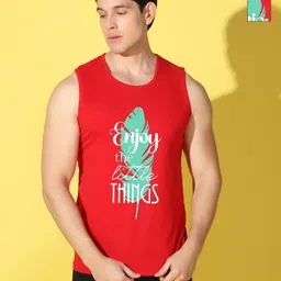 WOOSTRO Men Typography 2 Printed Raw Edge Slim Fit T-shirt-picture-41