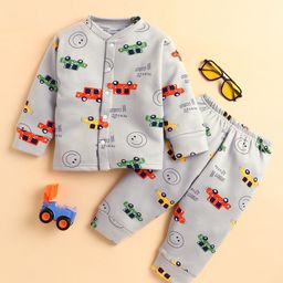 MeeMee Kids Graphic Printed Night suit-picture-35