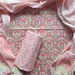 Khatri Creations Floral Printed Pure Cotton Unstitched Dress Material-picture-37