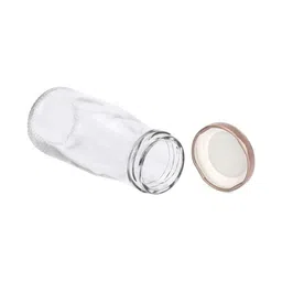 1ST TIME 10 Transparent Glass Solid Water Bottle image 3