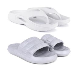 Pampy Angel Men White Flip Flops-picture-28