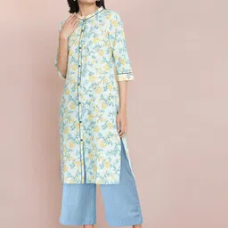 AURELIA Women Floral Printed Kurta with Palazzos-image-62