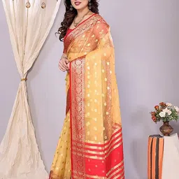 AMRUTKALA SAREES Woven Design Zari Banarasi Saree image 4