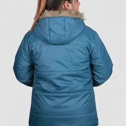 LOVE LONDON Women Lightweight Stand Collar Puffer Jacket image 3