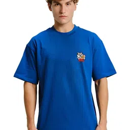 BDSQUARE Men Graphic Printed Round Neck Cotton Oversized T-shirt-picture-29