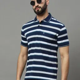 UNIBERRY Men Striped Polo Collar T-shirt-picture-21