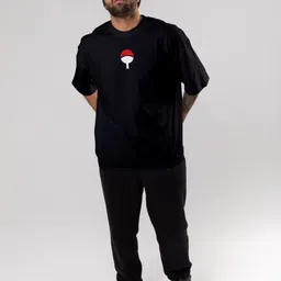 FLYIND VOGUE OUTFIT Men Naruto Bio Finish Graphic Printed Cotton Oversized T-shirt image 3