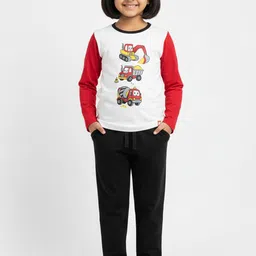 Orange Sugar Unisex Kids Printed Night suit-picture-31