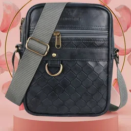 Fashion twist Unisex Textured Messenger Bag-picture-15