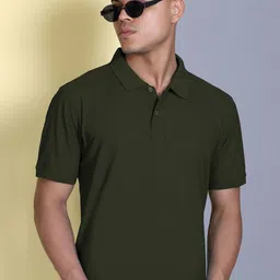 MOUNTAIN COLOURS Men Polo Collar Relaxed Fit T-shirt-picture-20